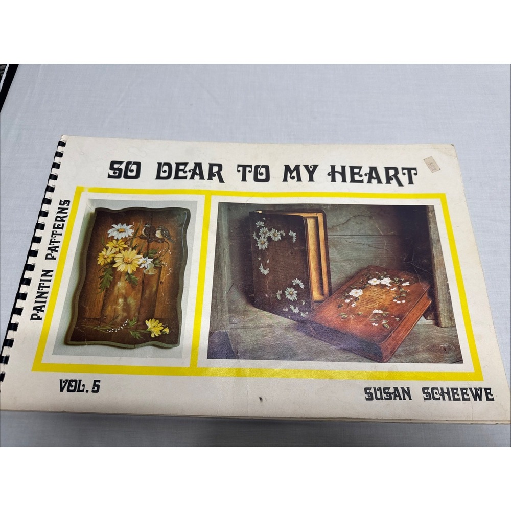 Sue Scheewe So Dear To My Heart Vol. 5 Paperback  Vintage 1973 Painting